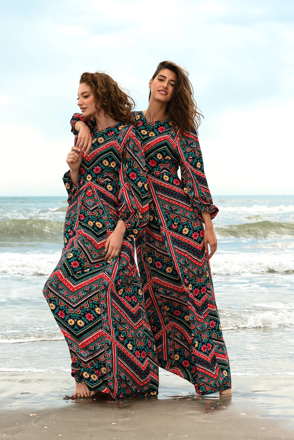 Rochie Lunga Zig Zag
