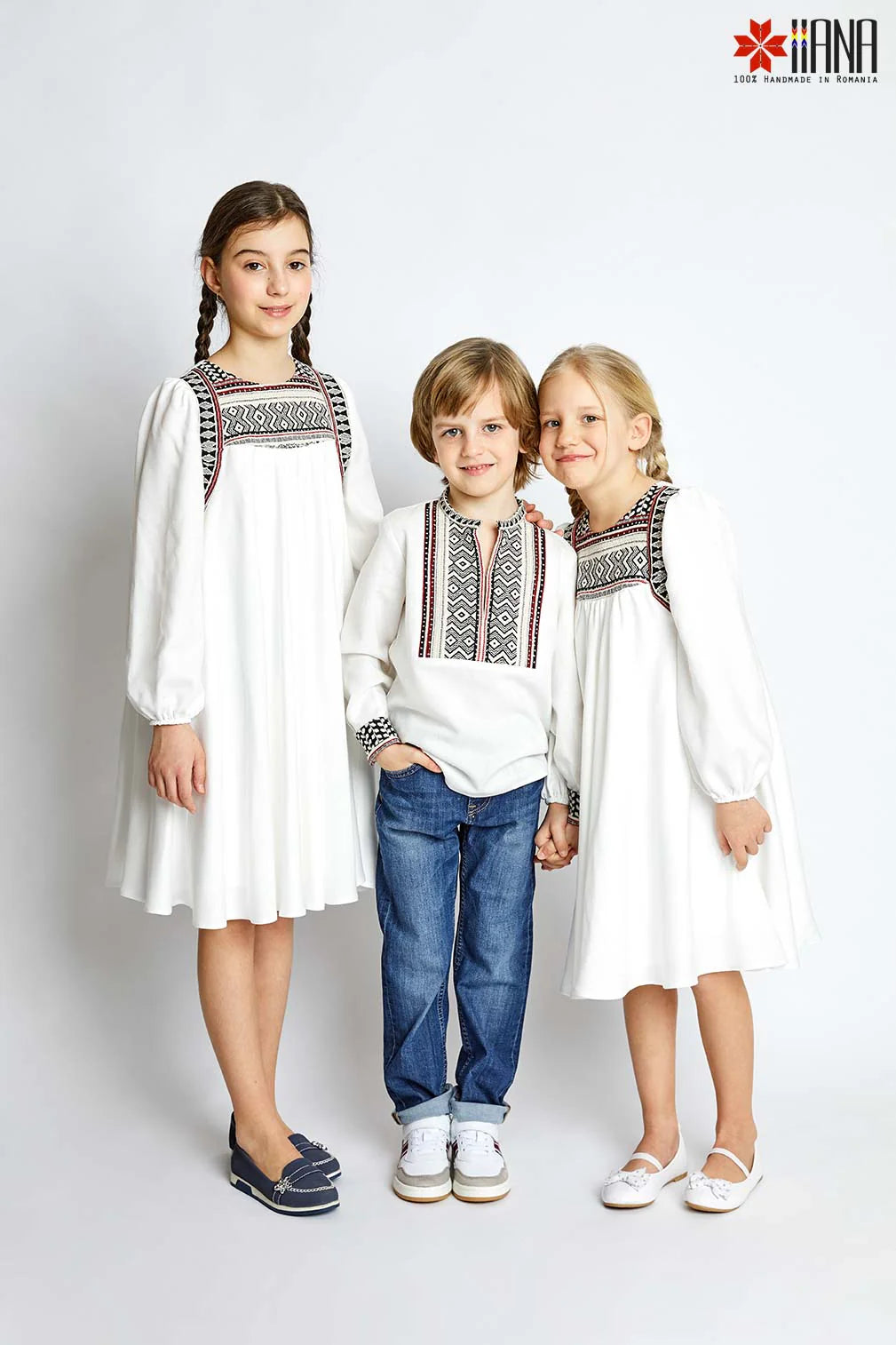 Rochita traditionala fetite Mini de Oras 3 luni - 7 ani