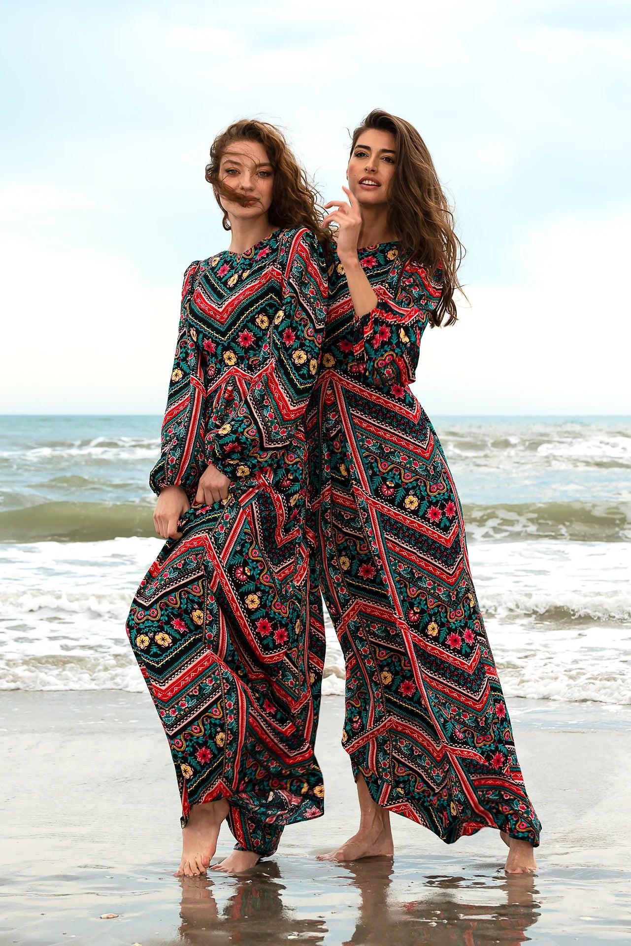 Rochie Lunga Zig Zag