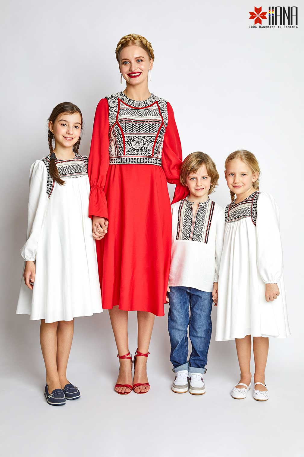 Rochita traditionala fetite Mini de Oras 3 luni - 7 ani