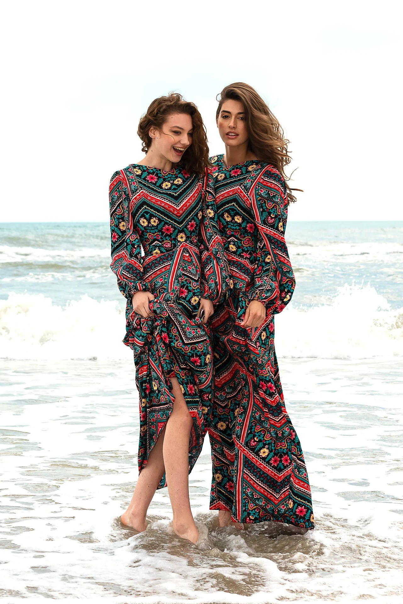 Rochie Lunga Zig Zag