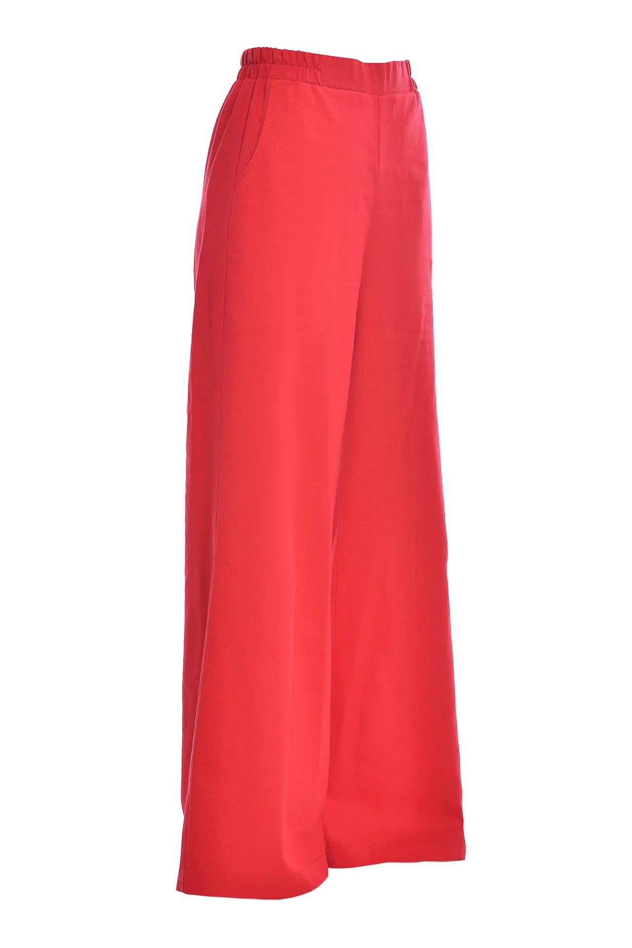 Pantaloni Evazati din In Rosu