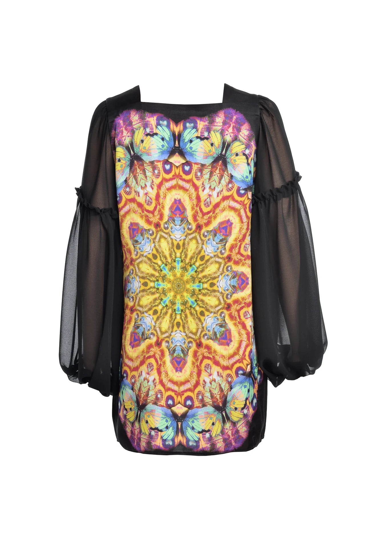 Bluza Lunga  din Matase Naturala Mandala