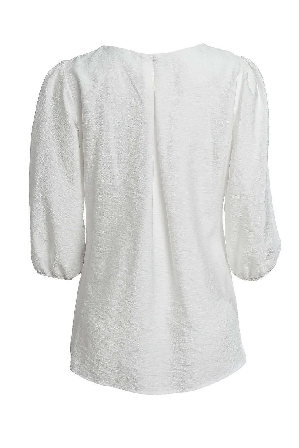 Bluza alba cu pieptar tesut albastru
