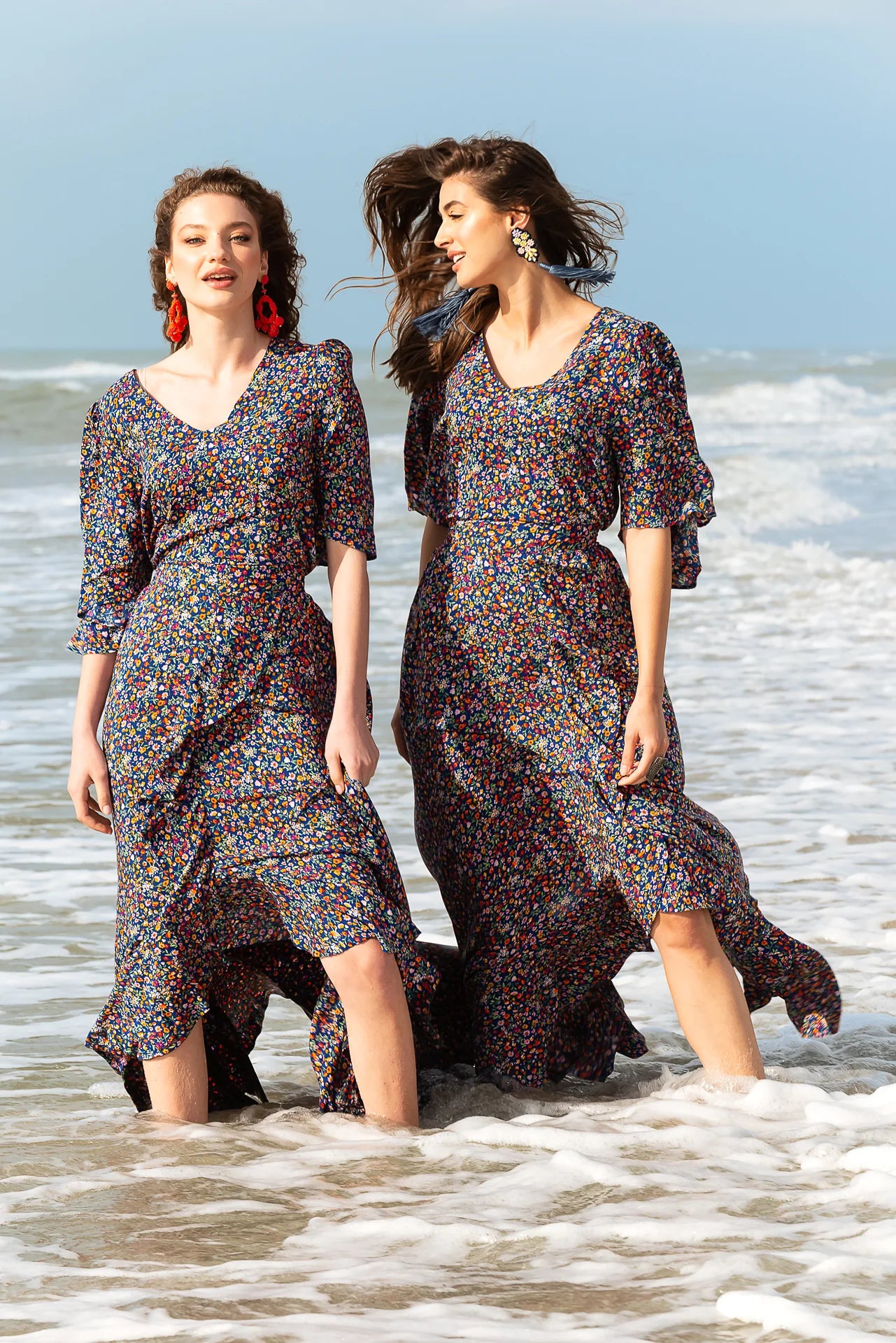 Rochie Inflorata cu Trena