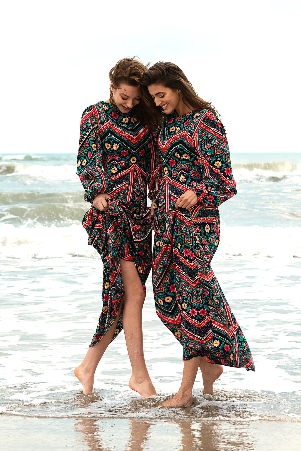 Rochie Lunga Zig Zag