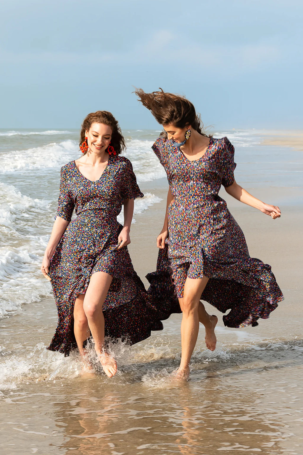 Rochie Inflorata cu Trena