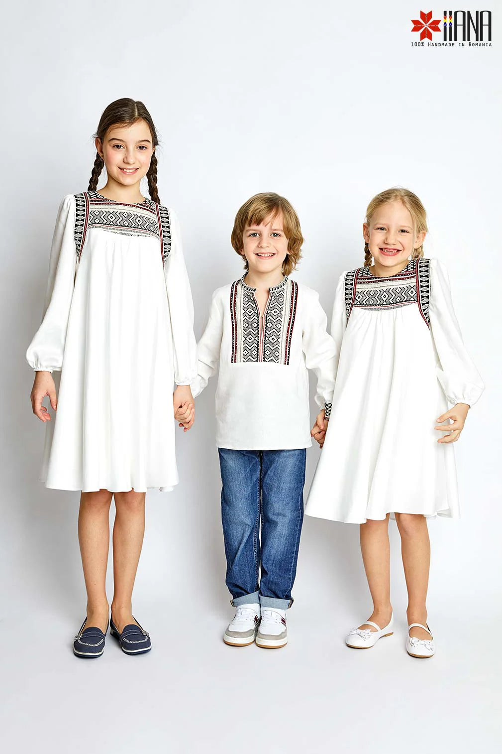 Rochita traditionala fetite Mini de Oras 3 luni - 7 ani