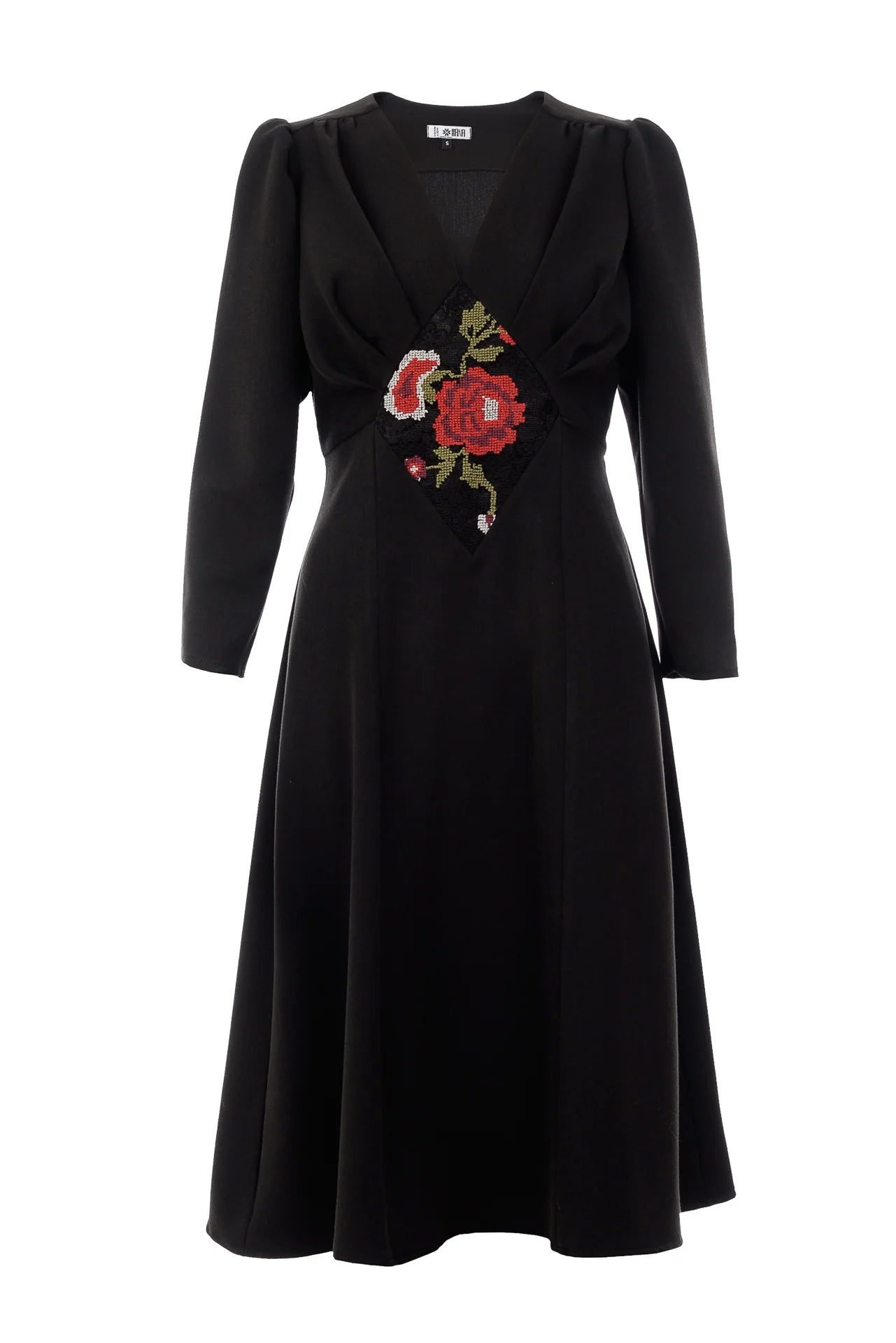 Rochie din Stofa Neagra Medeea